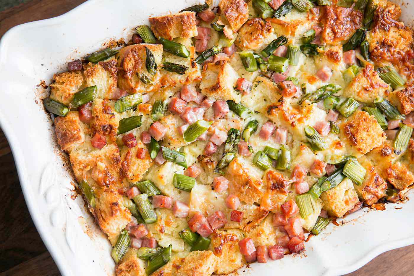 Asparagus and Ham Strata Recipe