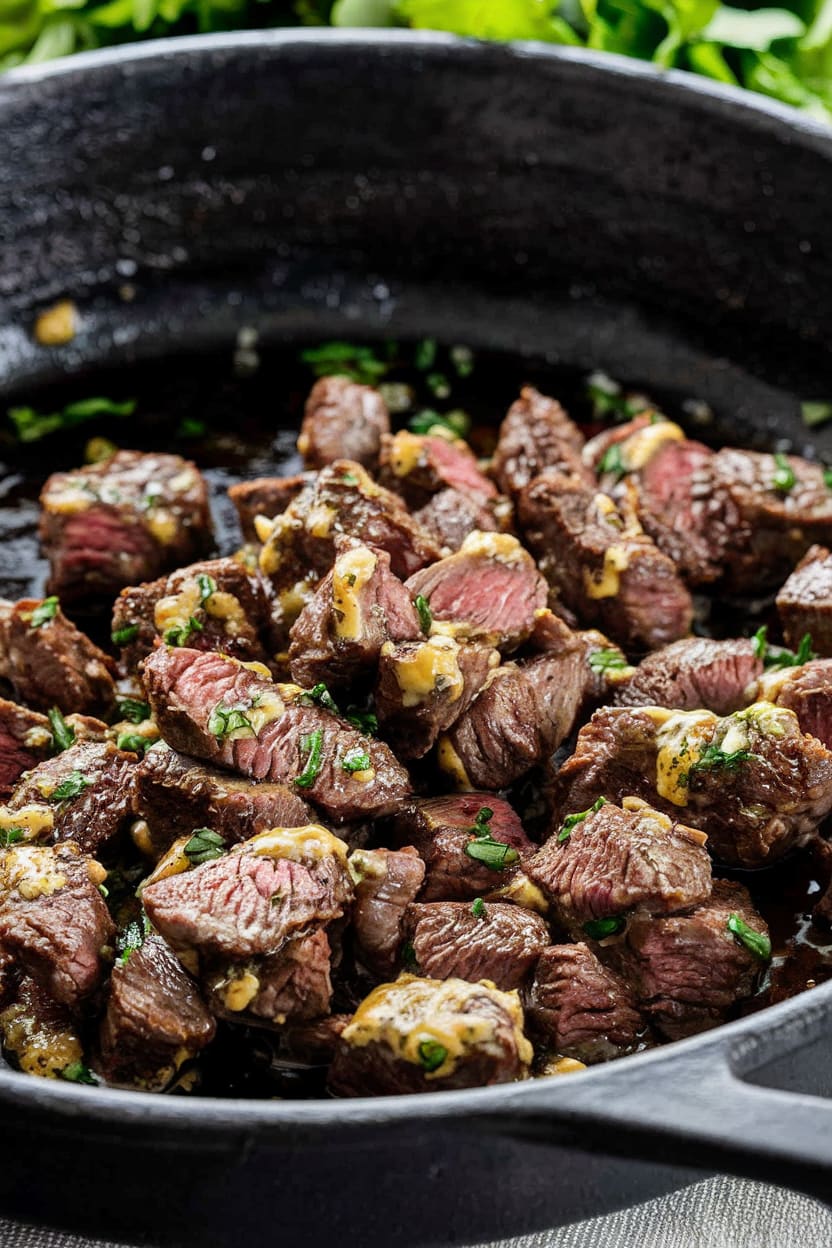 Garlic Butter Steak Bites