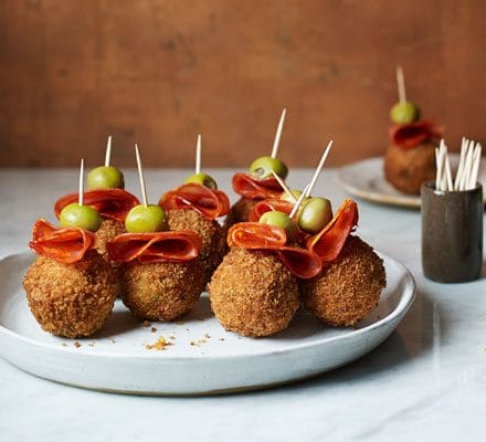 Leftover Paella Arancini Recipe