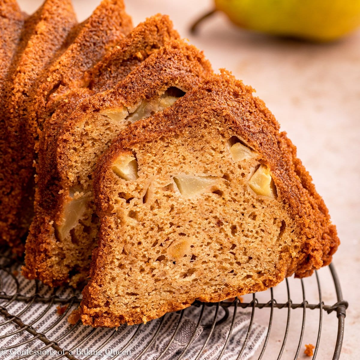 One-Bowl Pear Bundt Cake Recipe