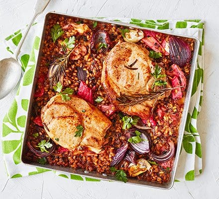 Rhubarb Pork Chop Casserole Recipe
