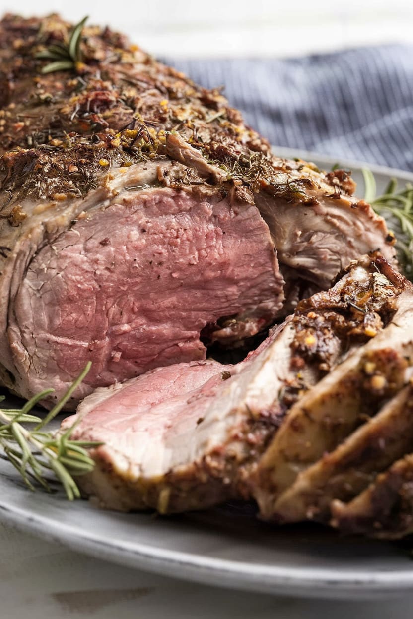 Slow-Roasted Boneless Leg of Lamb Recipe
