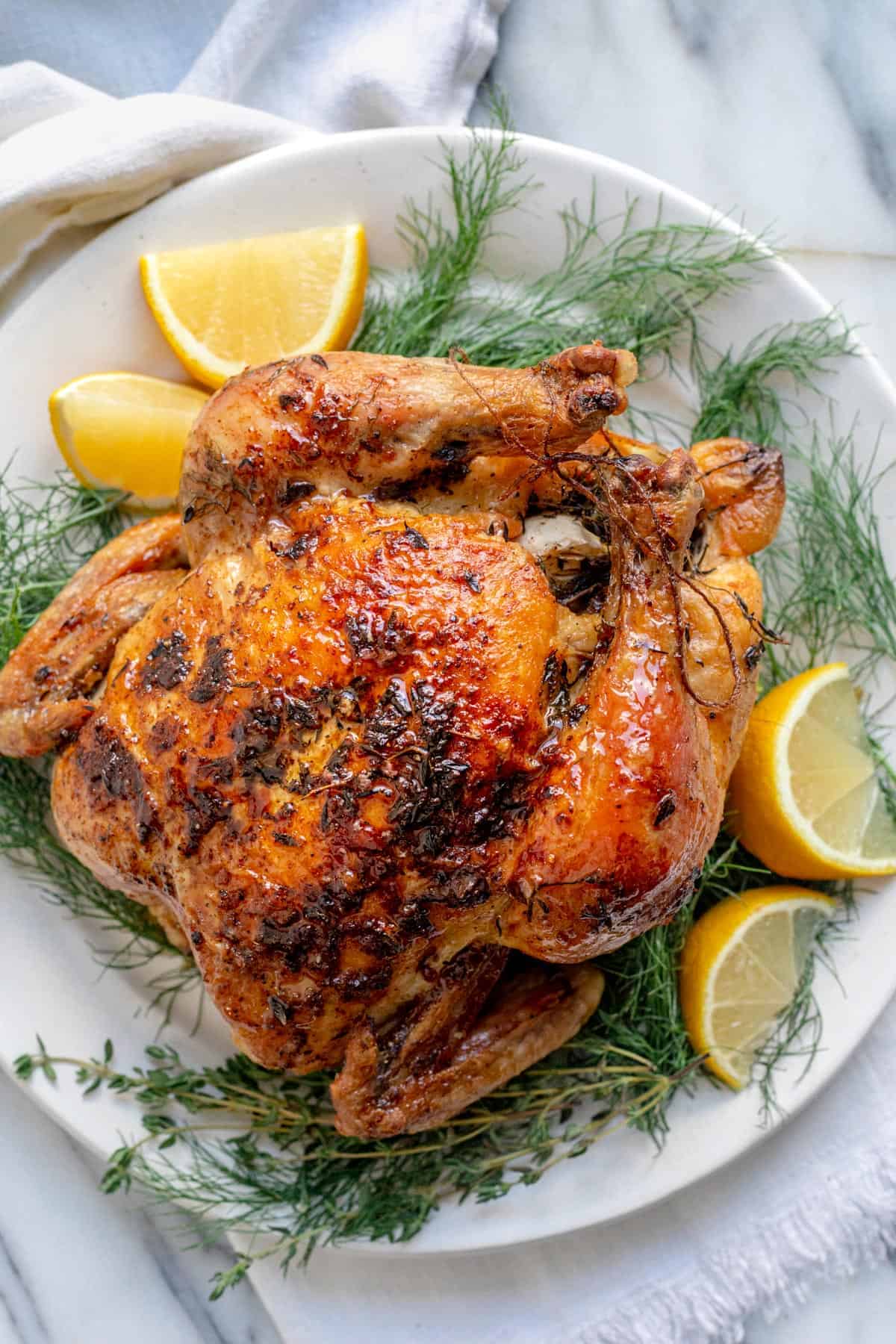 Baked Chicken with Fresh Herbs Recipe