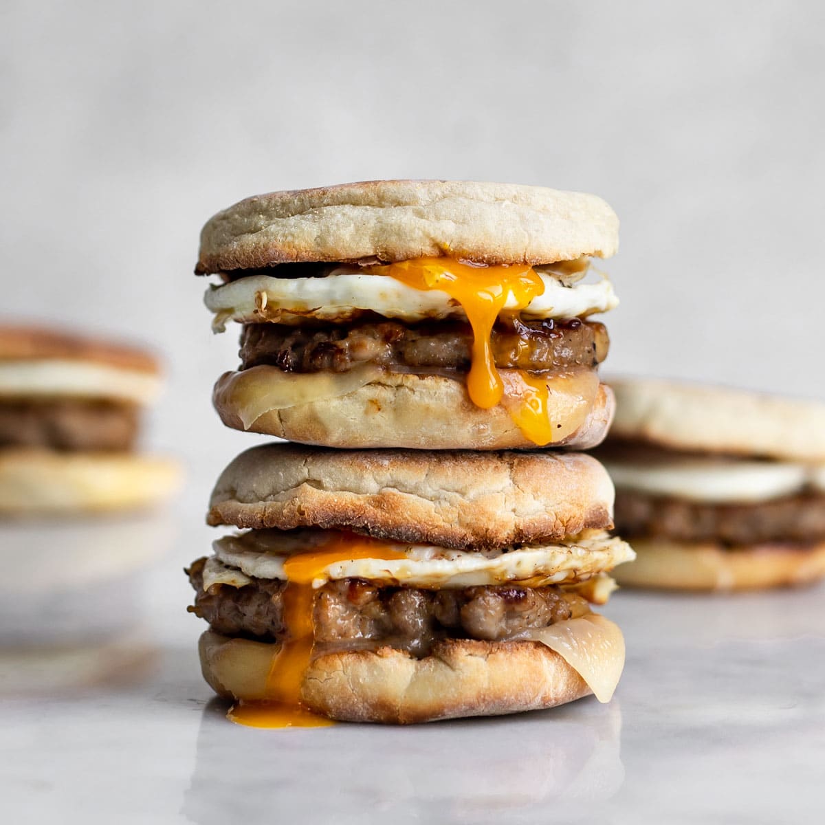 Sausage and Egg Breakfast Sandwiches Recipe
