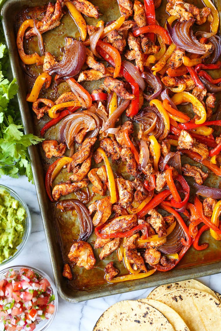Sheet Pan Chicken Fajitas Recipe