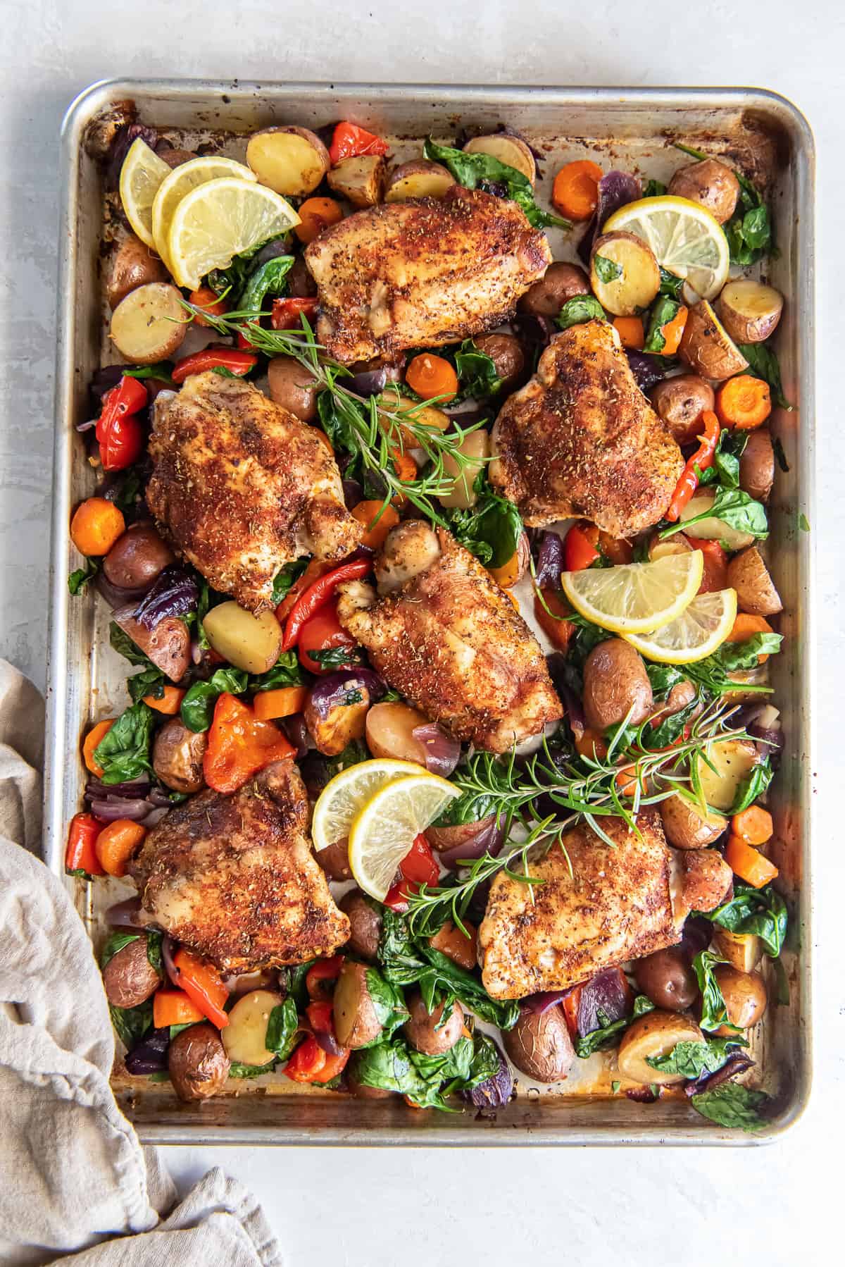 Sheet Pan Chicken with Veggies Recipe