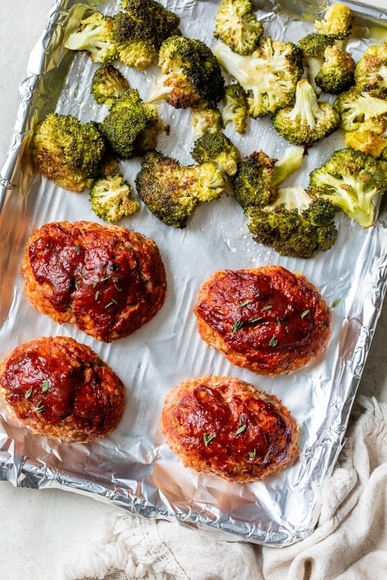 Sheet Pan Turkey Meatloaf Recipe