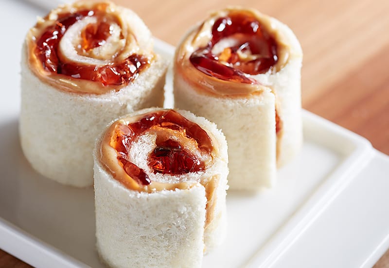 Peanut Butter and Jelly Roll-Ups Recipe