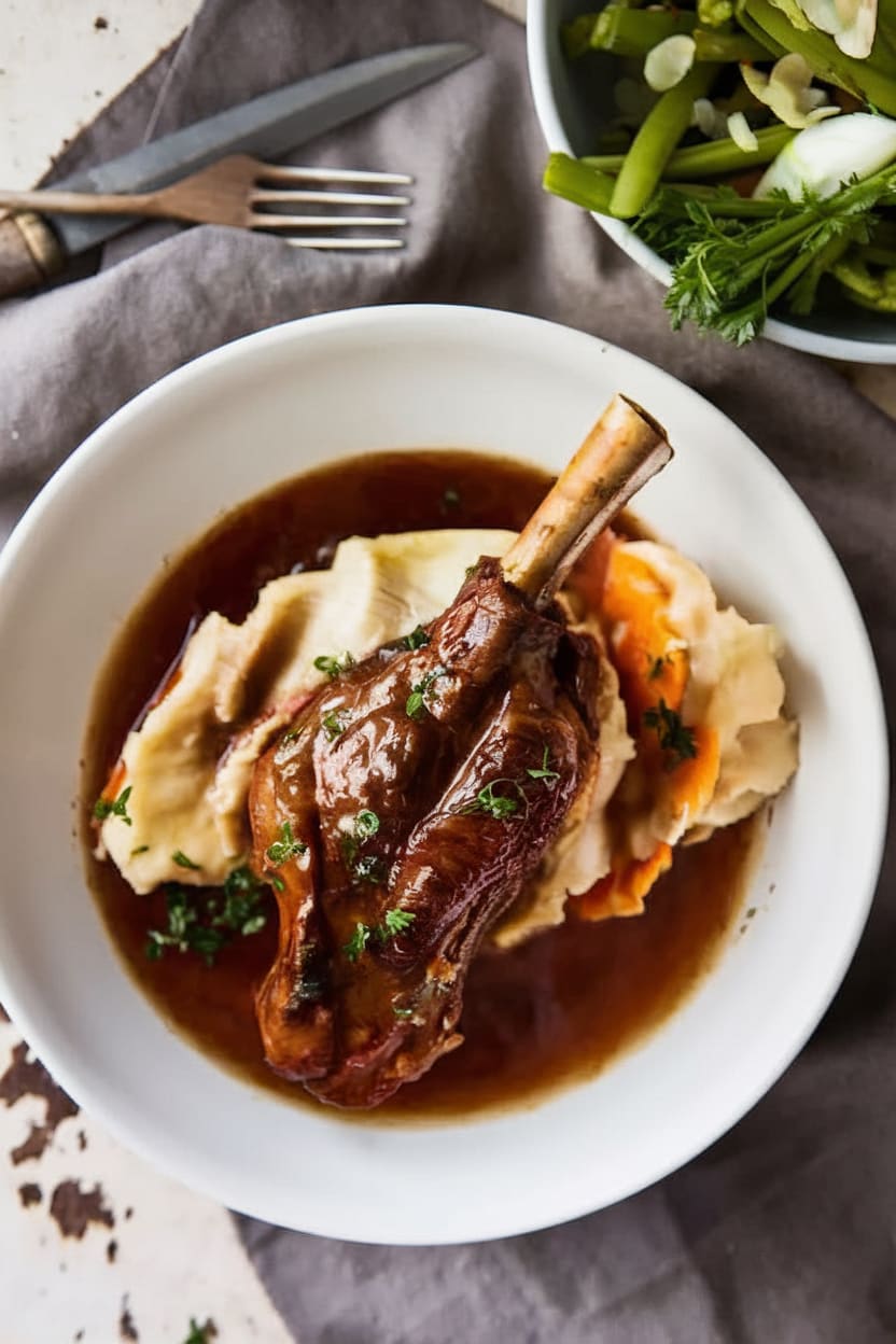 Easy Braised Lamb Shanks Recipe