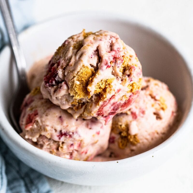 Strawberry Cheesecake Ice Cream Recipe