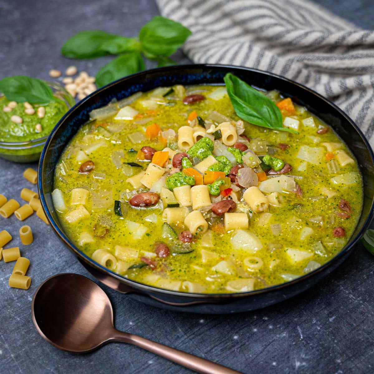 Minestrone with Pesto Recipe