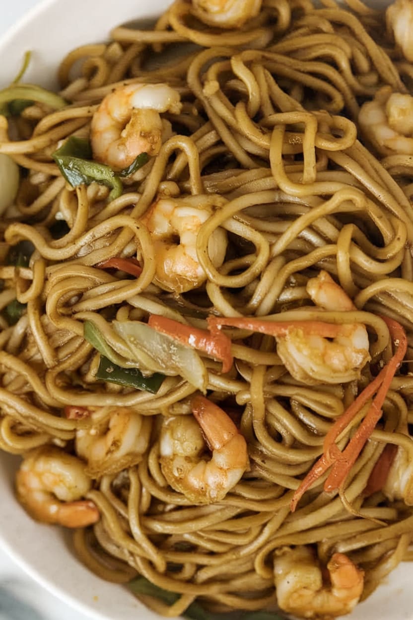 Easy Shrimp Lo Mein