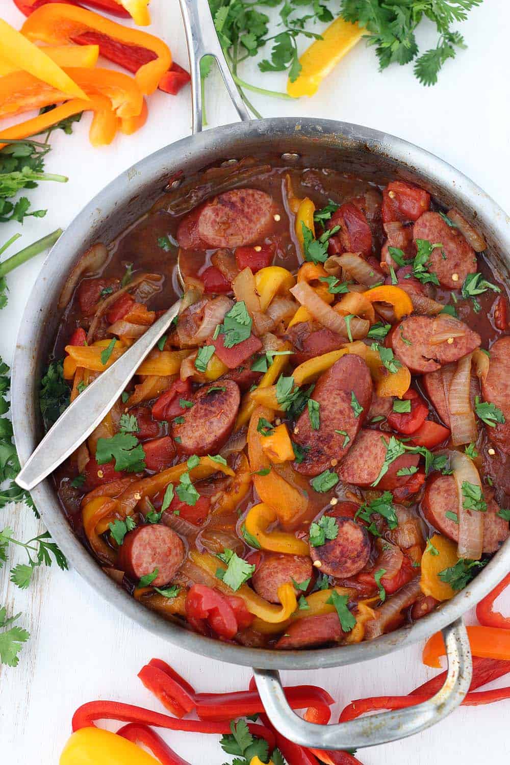 Spicy Sausage and Peppers Recipe