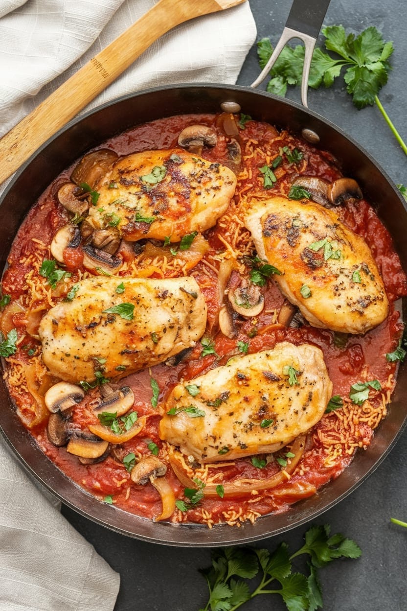 Mom's Easy Chicken Cacciatore (Hunters Style)