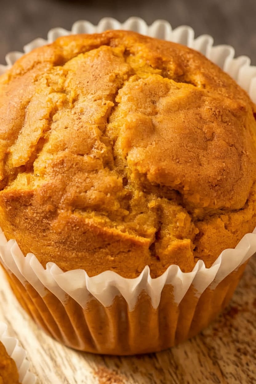 2-Ingredient Pumpkin Muffins