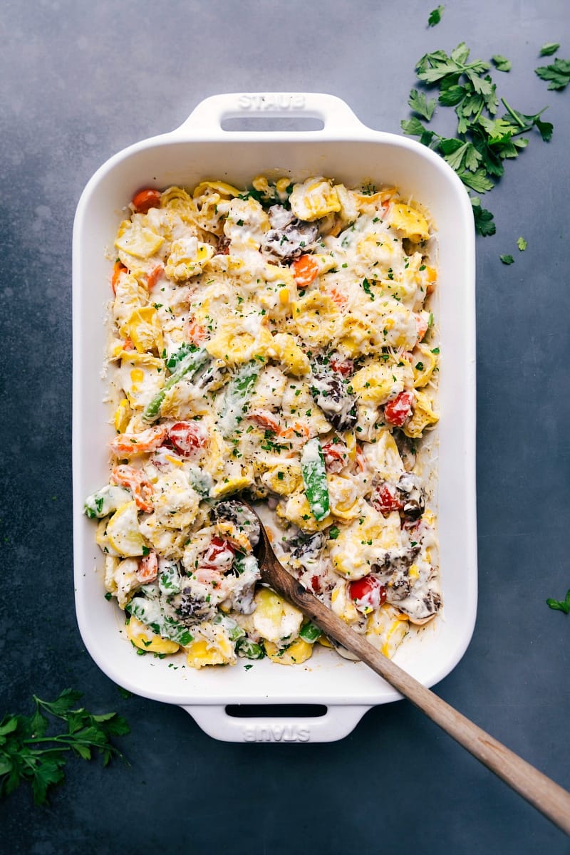 Creamy Tortellini Casserole Recipe
