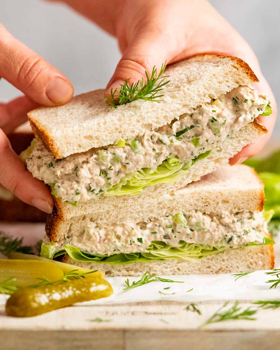 Make-Ahead Tuna Salad Sandwiches Recipe