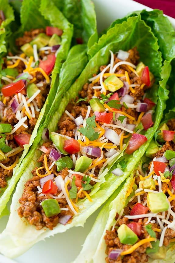 Turkey Taco Lettuce Wraps Recipe