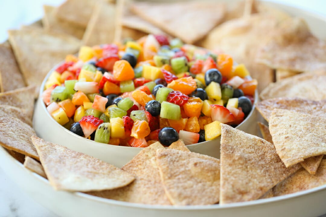 Fruit Salsa with Cinnamon Chips Recipe