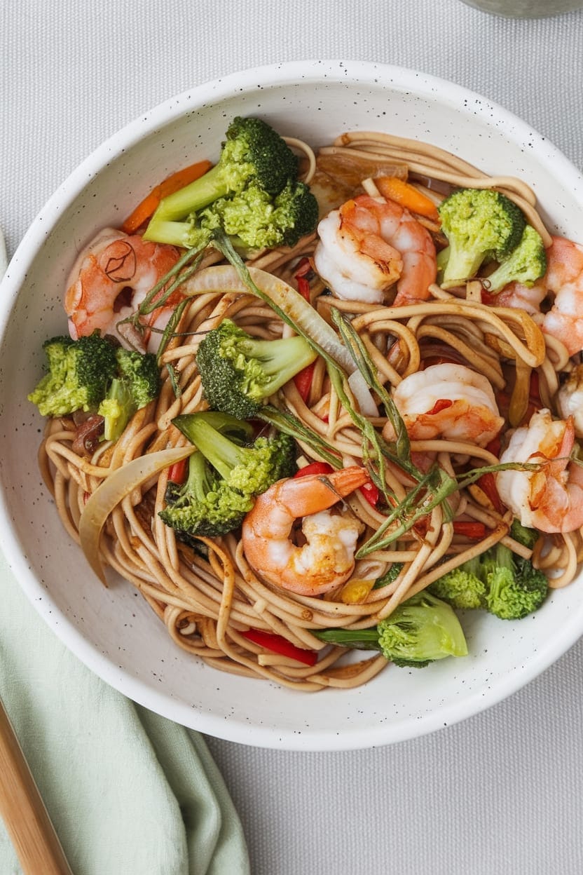 Easy Shrimp Lo Mein