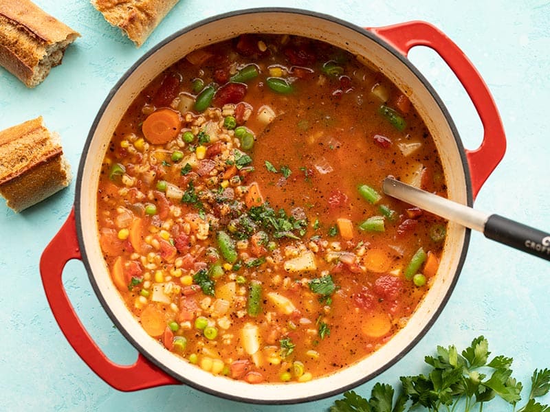 Vegetable Barley Soup Recipe