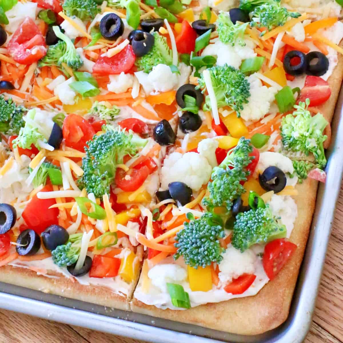 Vegetable Pizza Recipe