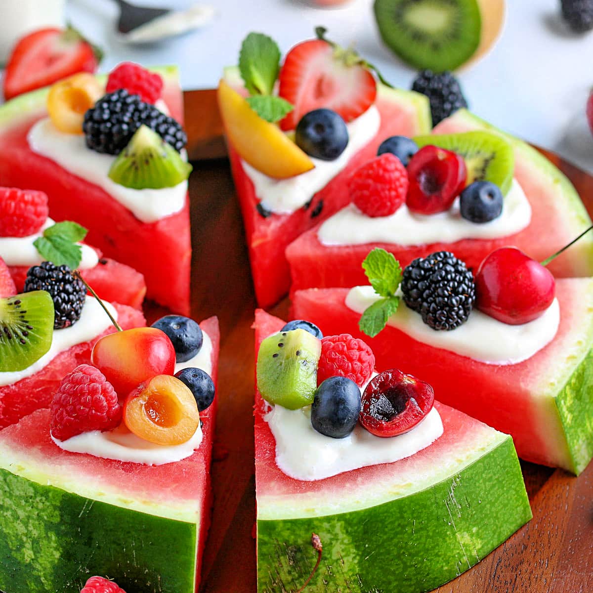 Watermelon Pizza Recipe