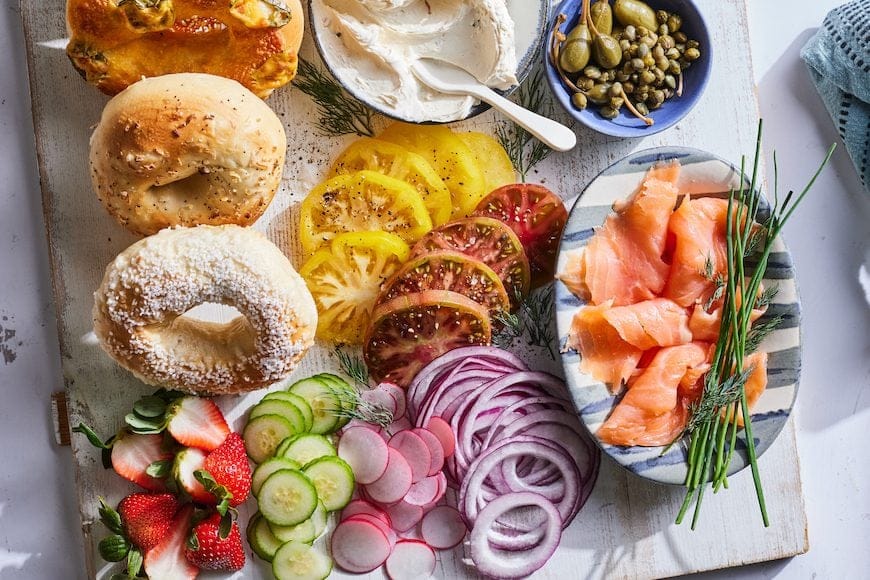 Smoked Salmon Bagel Bar Recipe