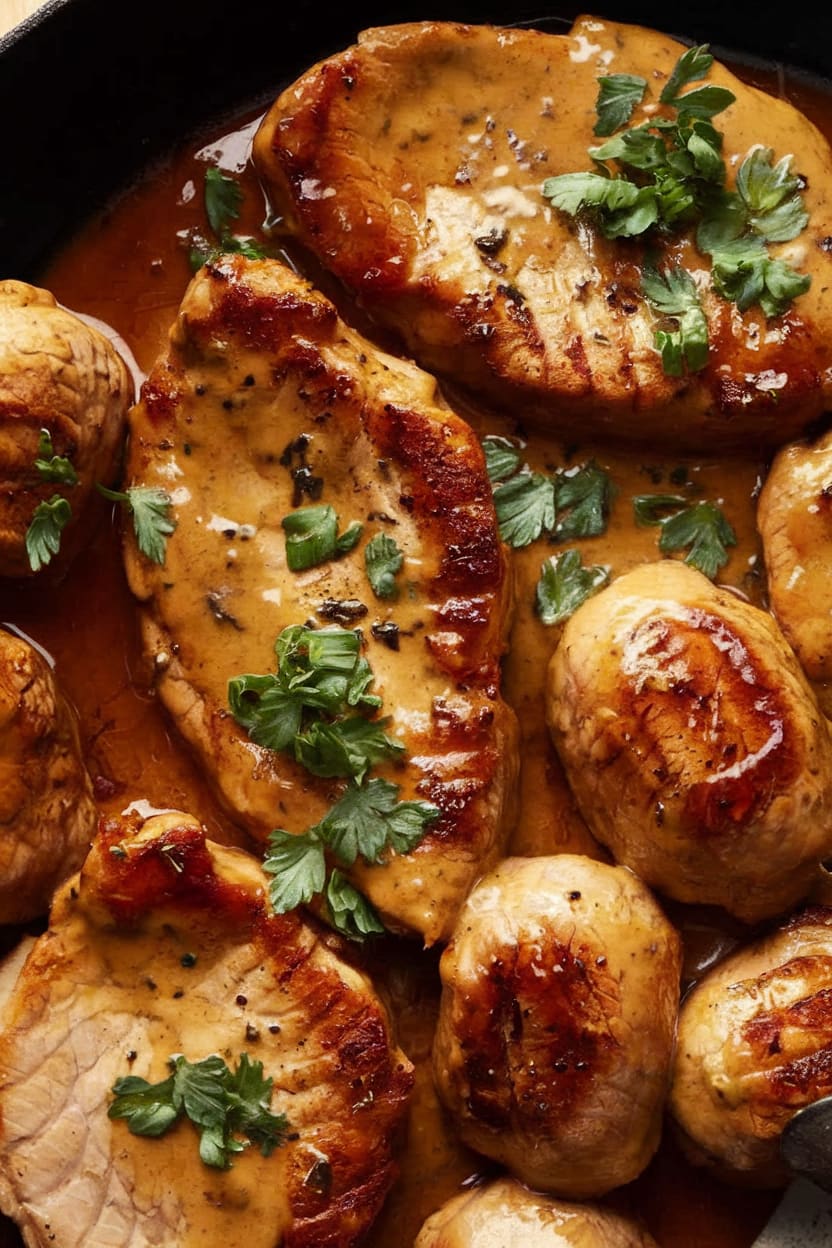 Honey Mustard Pork Chops