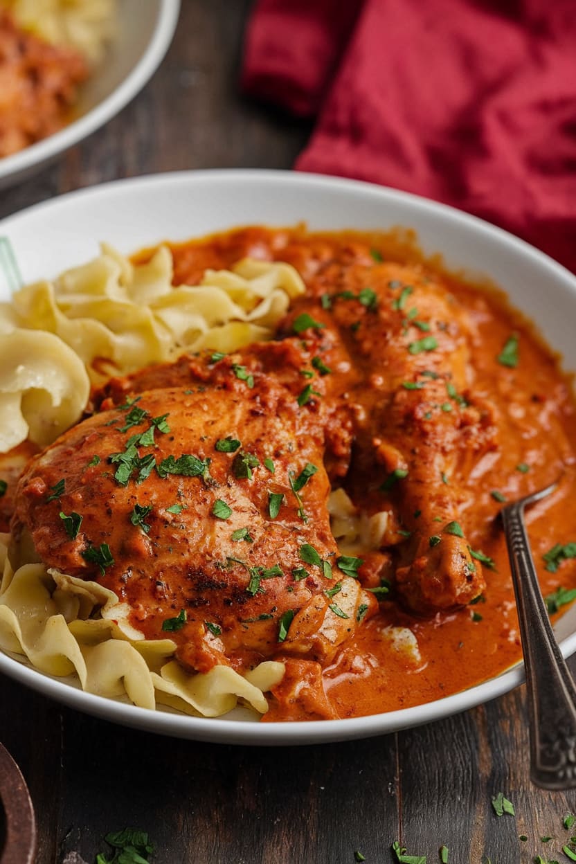 Hungarian Chicken Paprikash Recipe