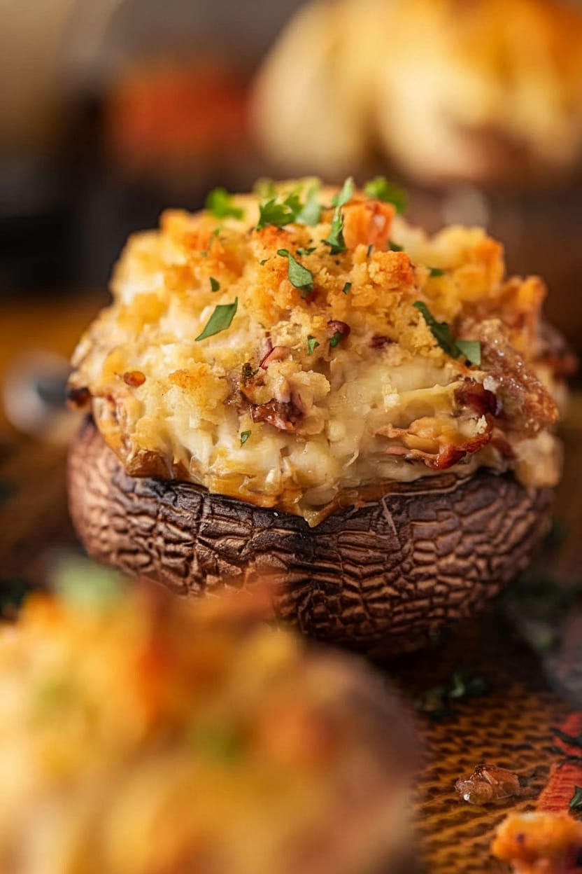 Crab Stuffed Mushrooms
