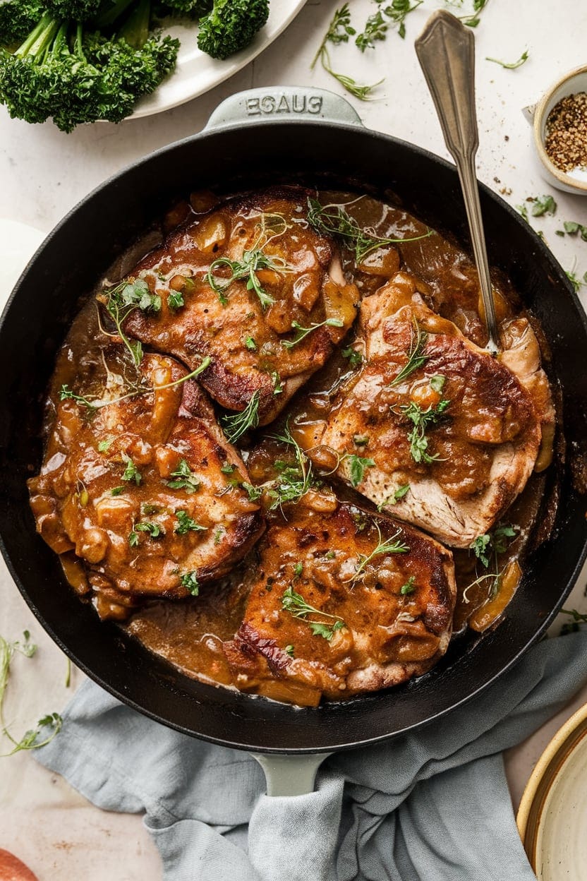 Smothered Pork Chops Recipe