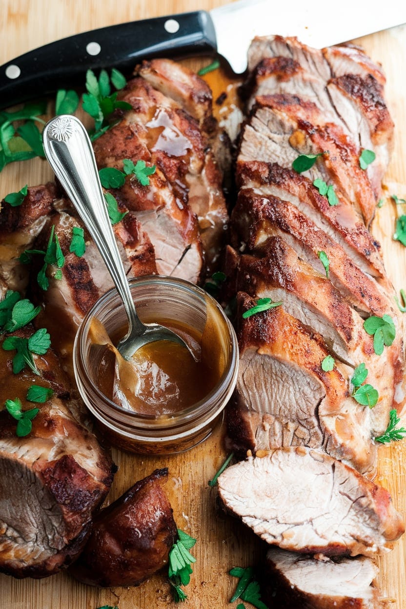 Bourbon Brown Sugar Pork Tenderloin