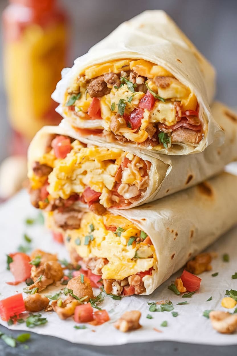 Make-Ahead Breakfast Burritos