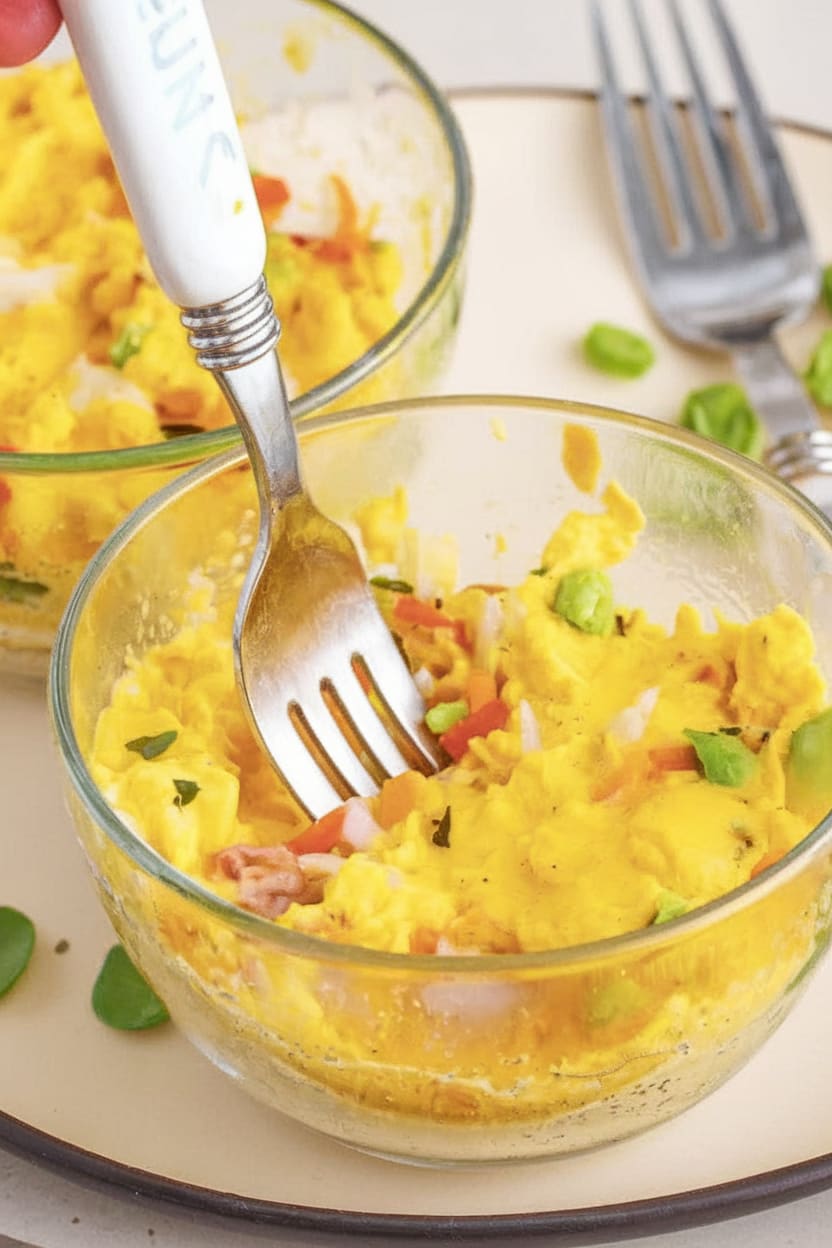 Microwave Egg Scramble Cups
