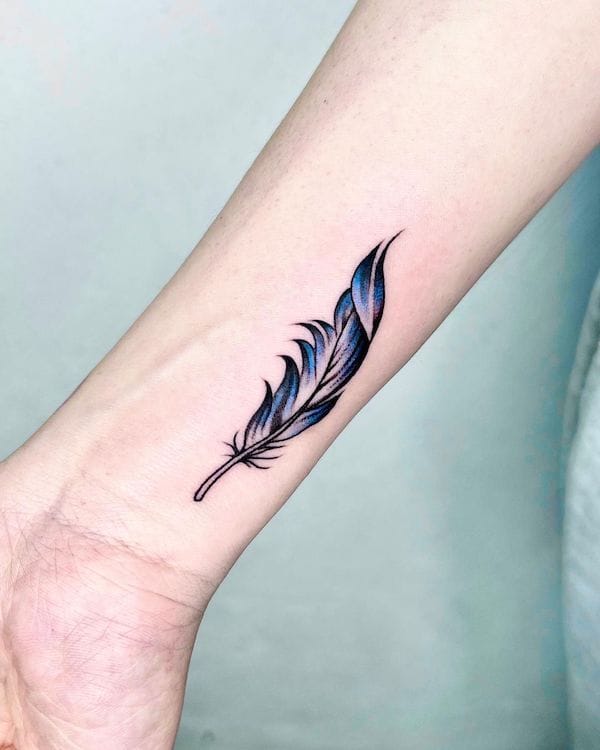 feather tattoo