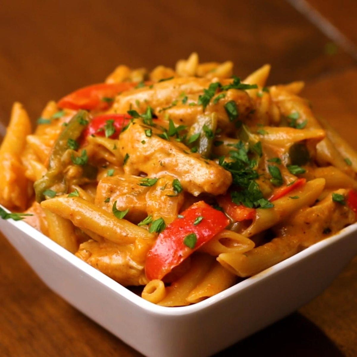 One-Pot Chicken Fajita Pasta Recipe