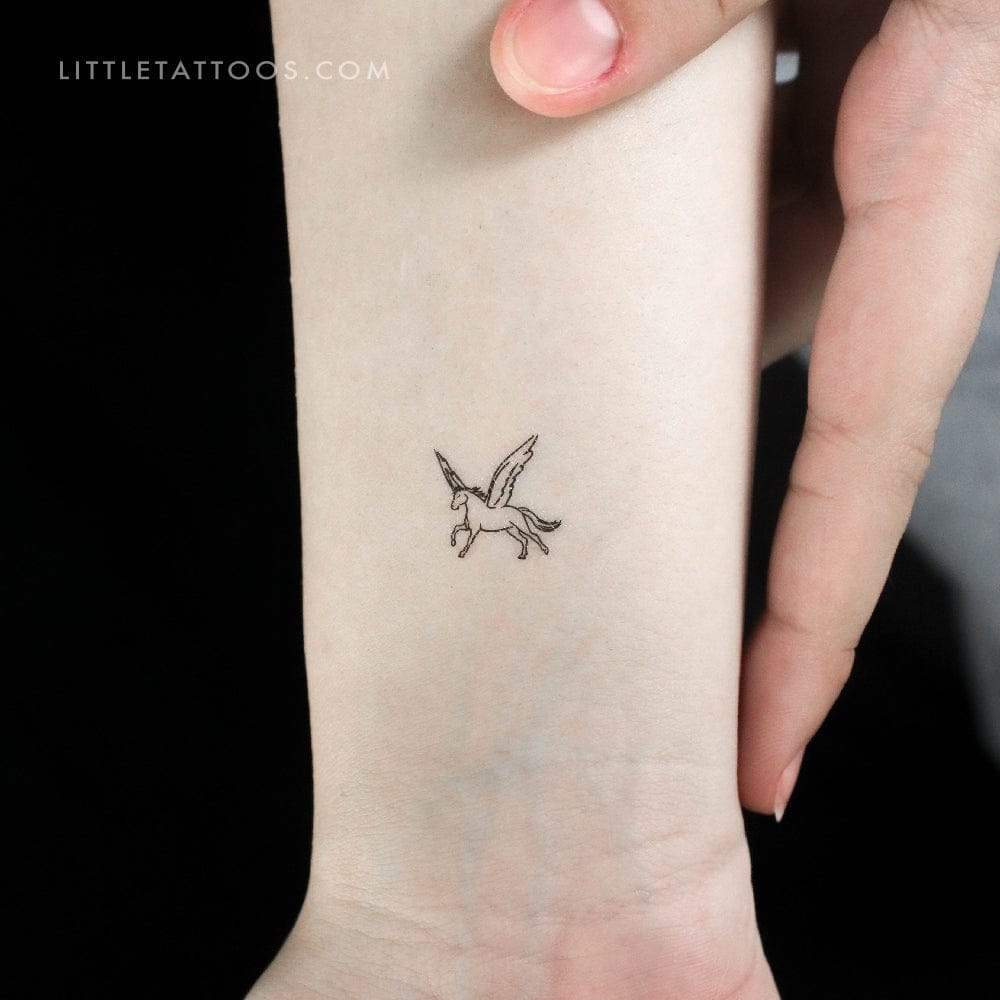 small pegasus tattoo