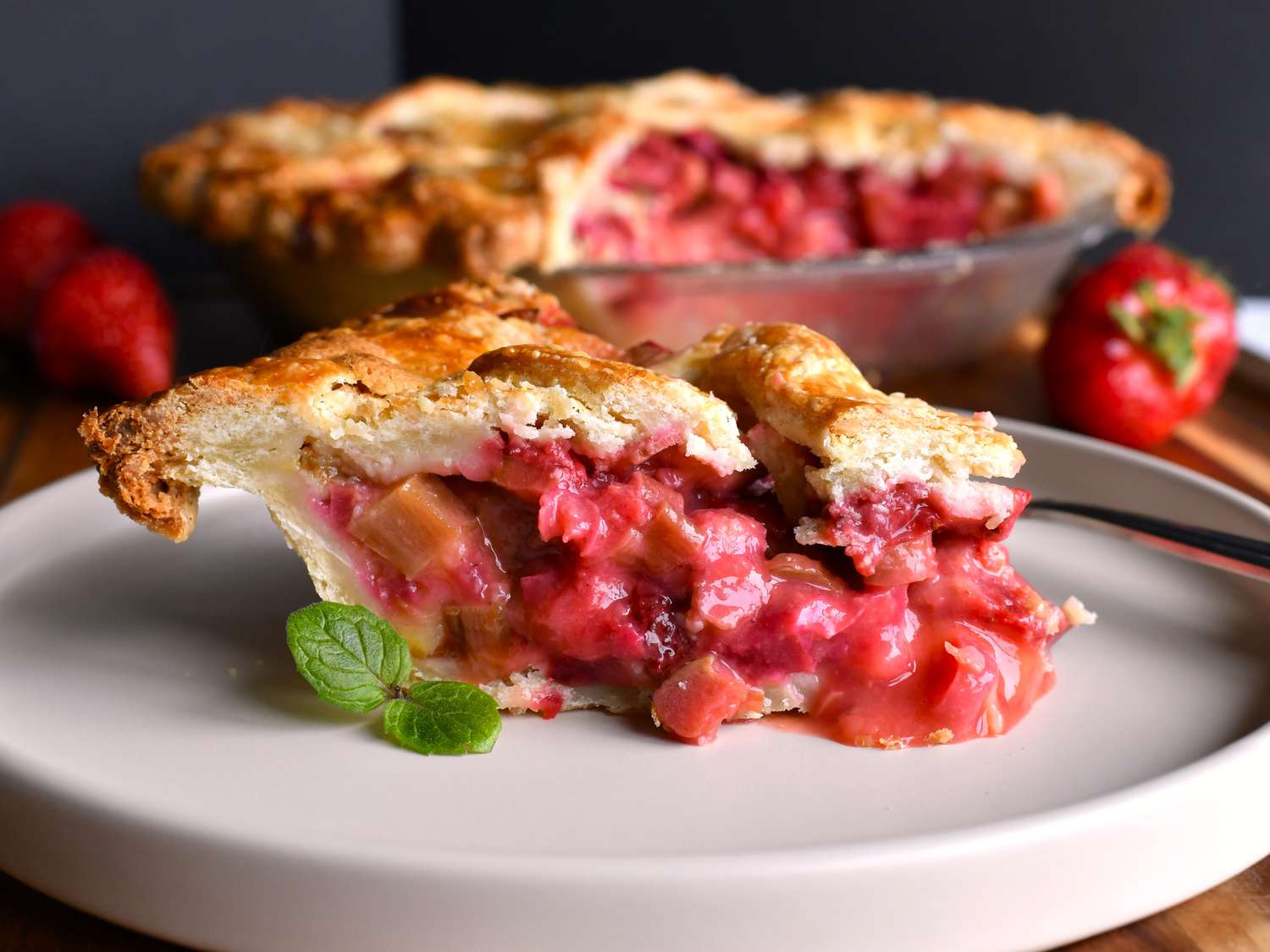Strawberry Rhubarb Rumble Pie Recipe