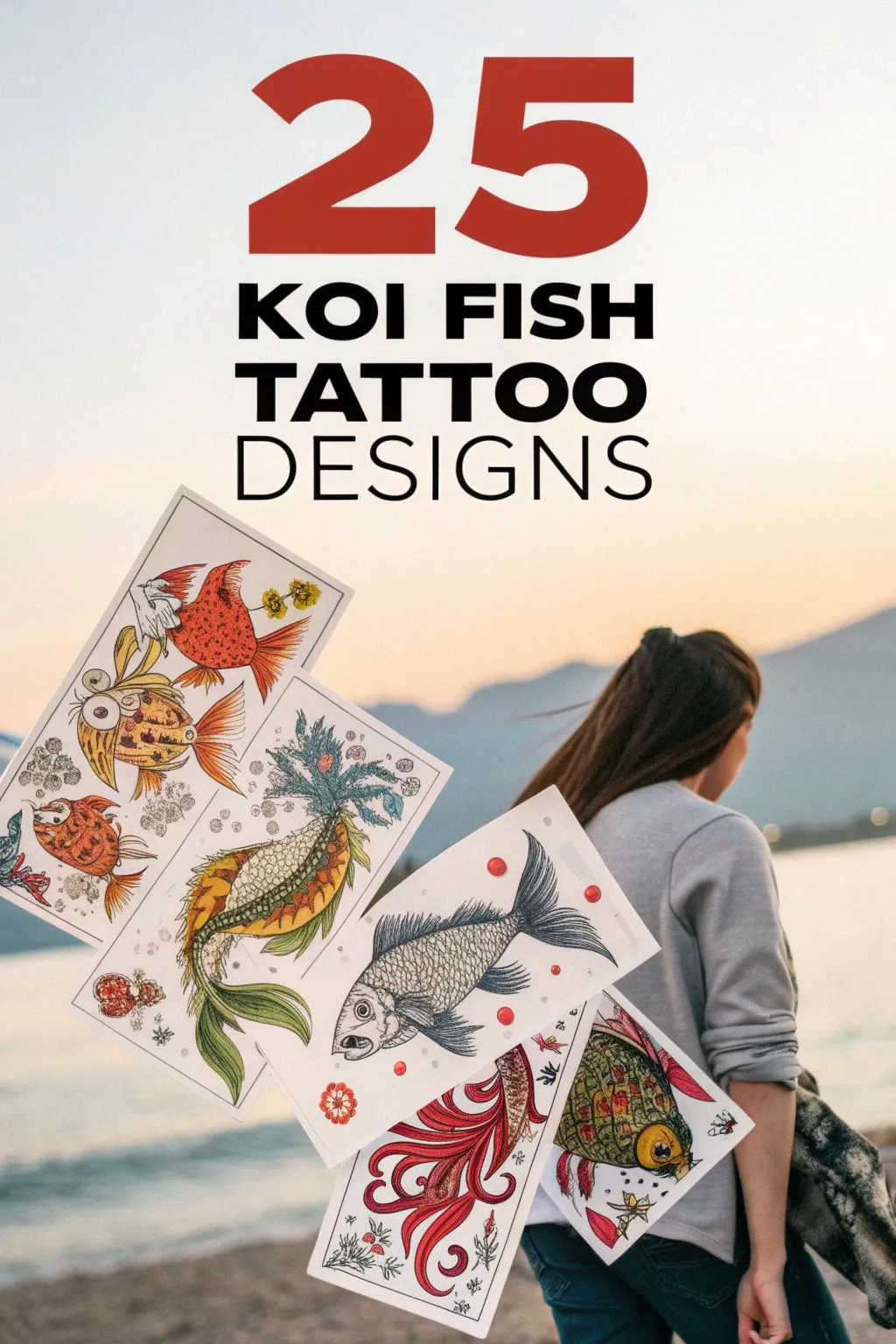25 koi fish tattoo designs