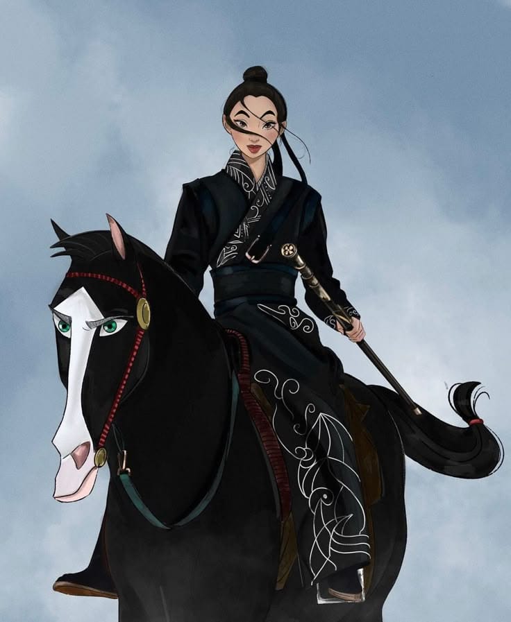 mulan's horse tattoo