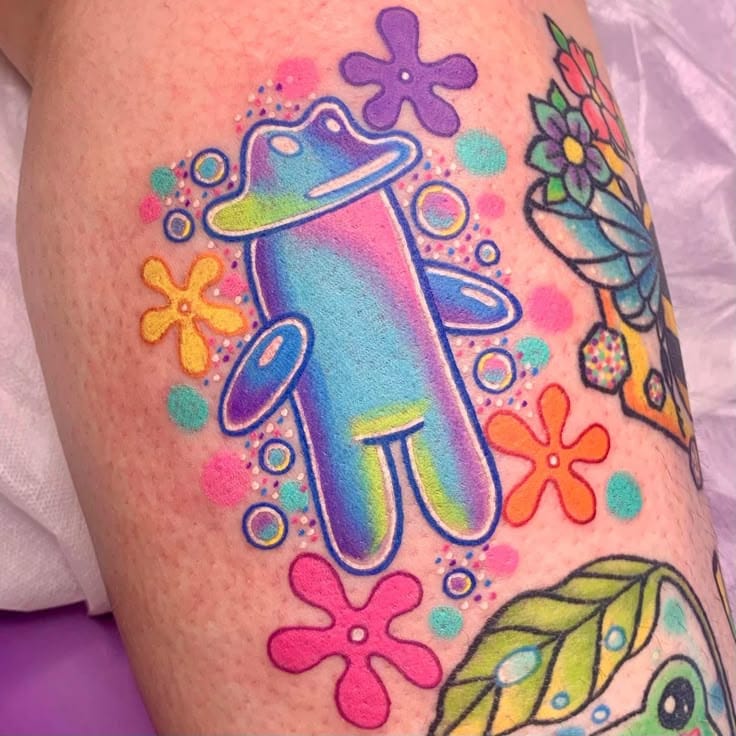 spongebob bubble tattoo