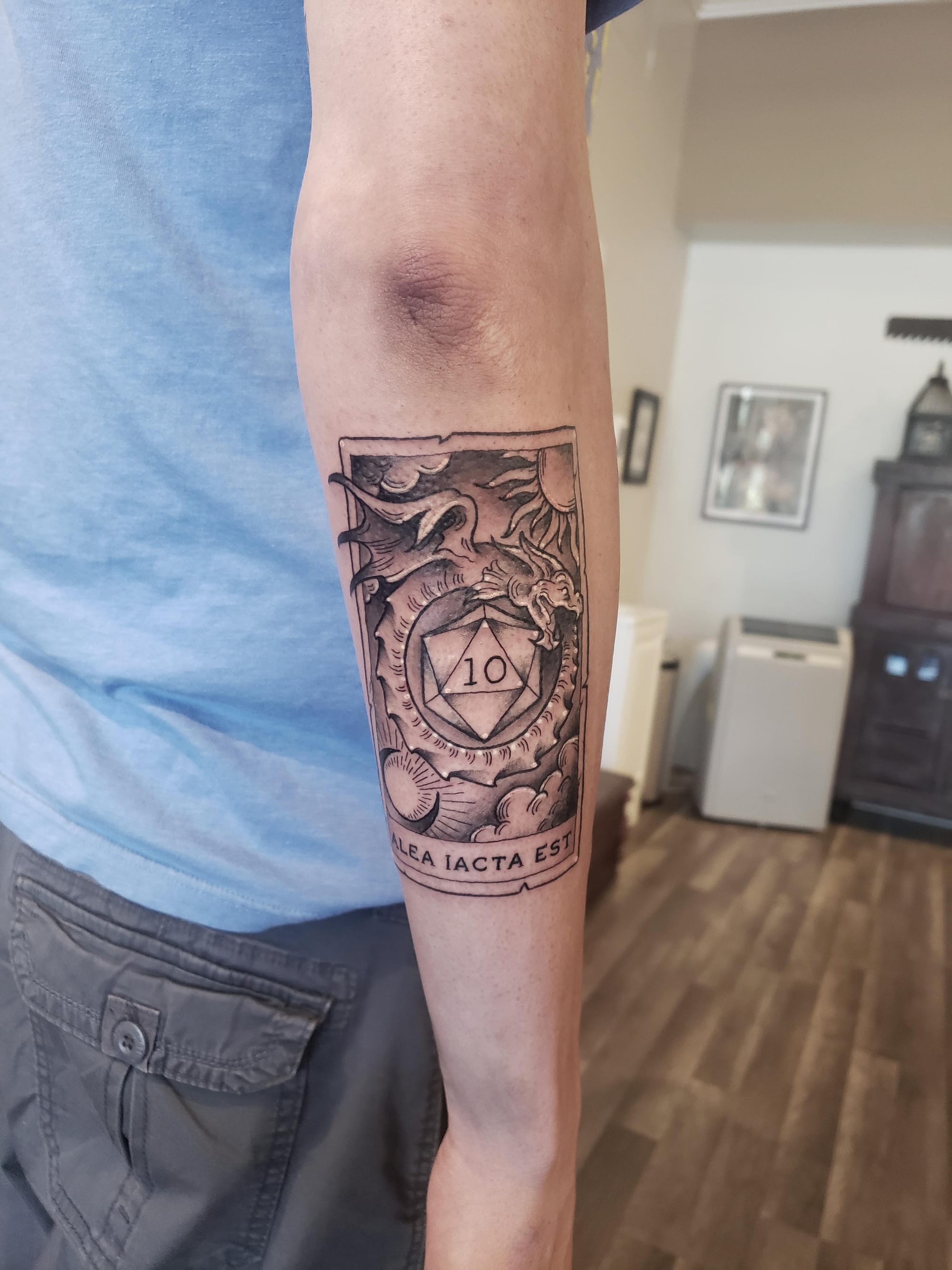 wheel of fortune tattoo