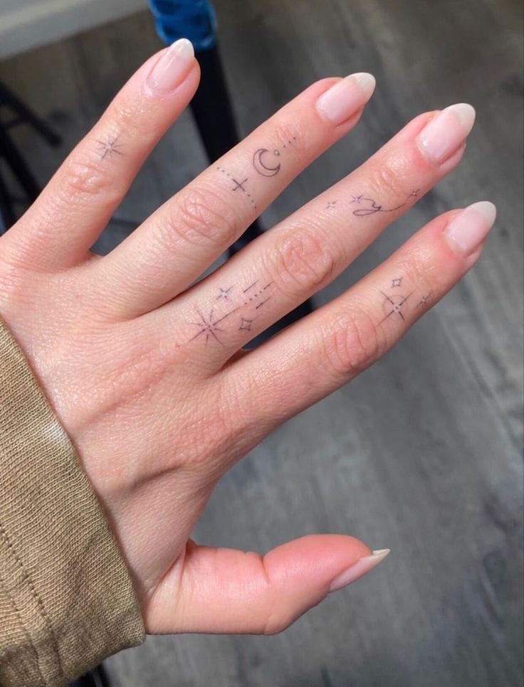 hand fine line