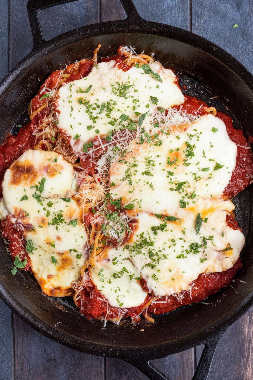 Skillet Chicken Parmesan