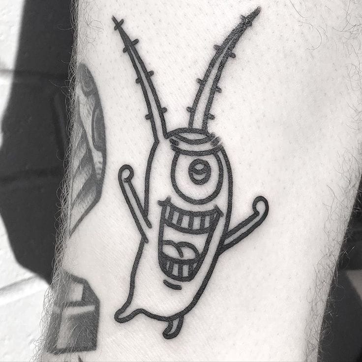 evil plankton tattoo