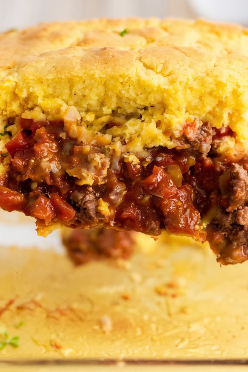 Sloppy Joe Cornbread Casserole