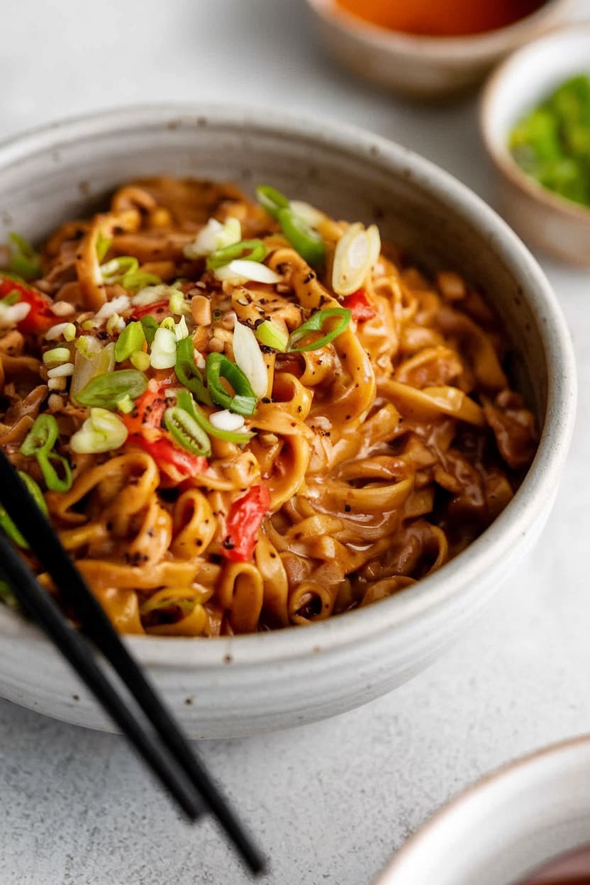 Easy Peanut Butter Noodles