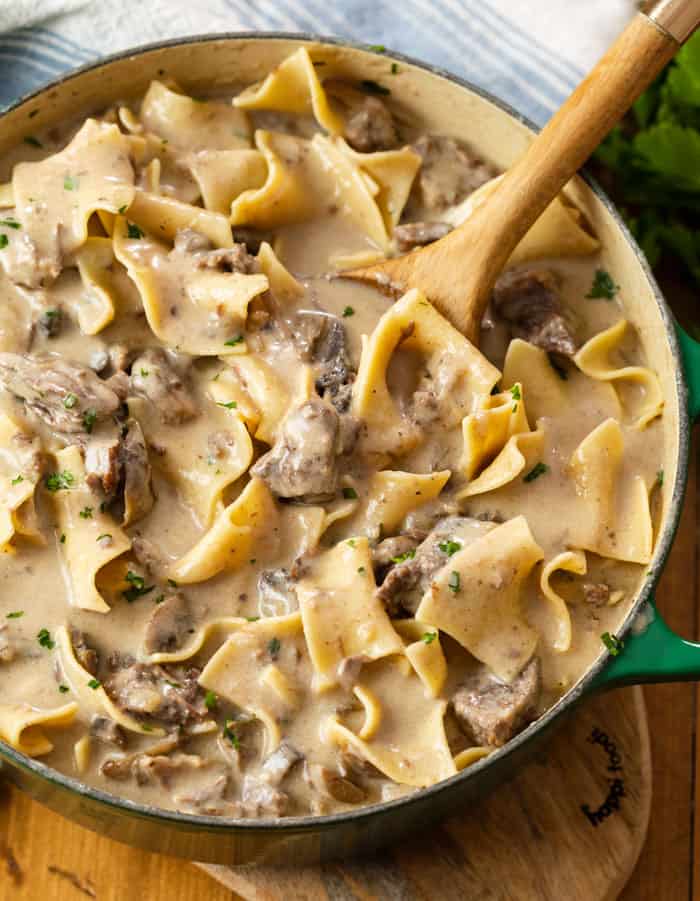 Slow Cooker Beef Stroganoff Recipe