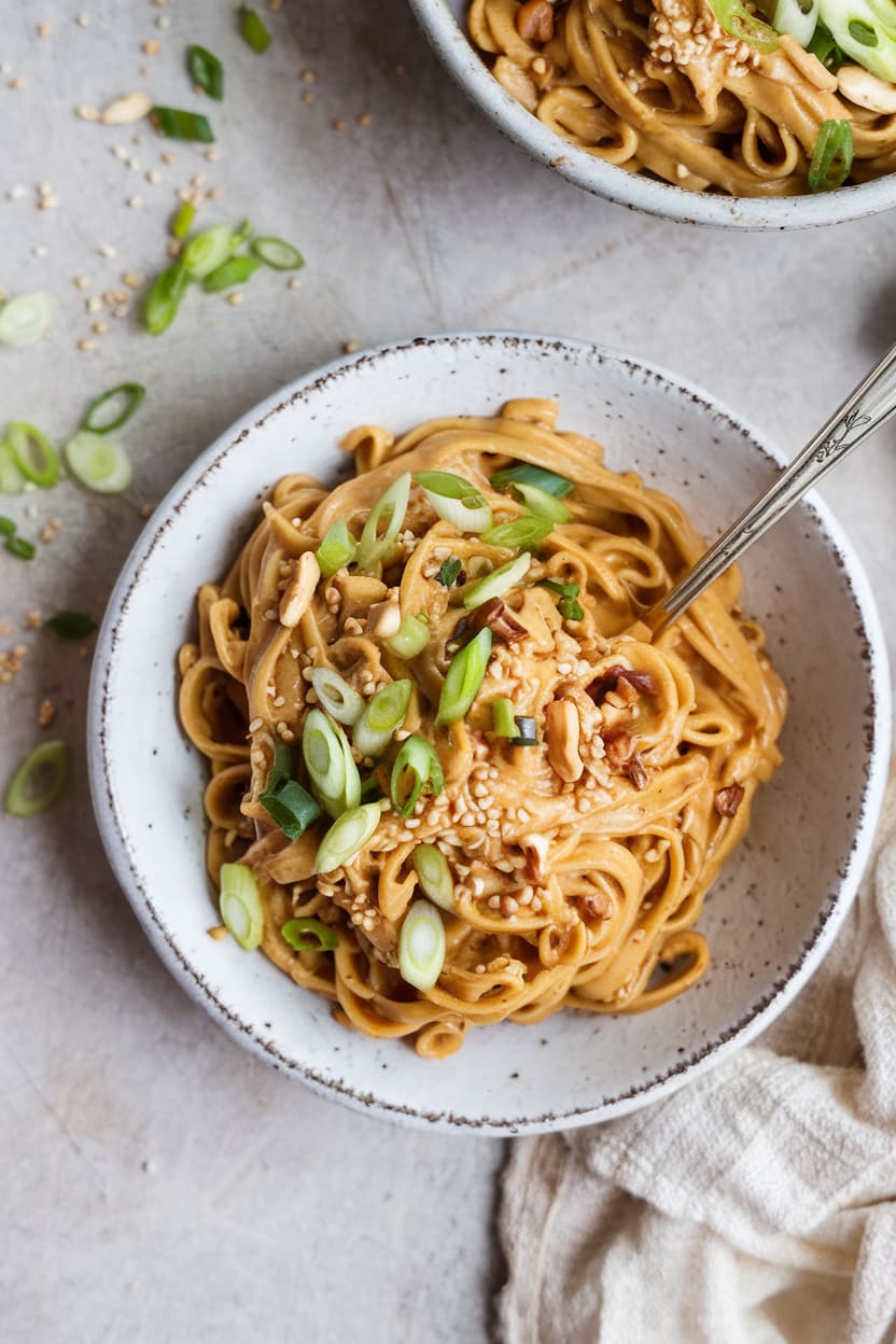 Easy Peanut Butter Noodles